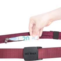 Tatonka Travel Waist Belt 30mm - Bordeaux