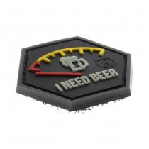 JTG I need Beer Rubber Patch - Red