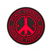 JTG Peace Rubber Patch - Blackmedic