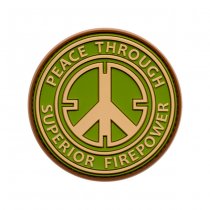 JTG Peace Rubber Patch - Multicam