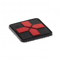 JTG Red Cross Rubber Patch 40mm - Blackmedic