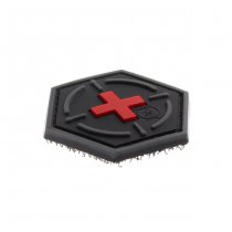 JTG Tactical Medic Rubber Patch - Blackmedic