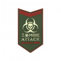 JTG Zombie Attack Rubber Patch - Multicam