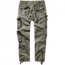 Brandit Pure Slim Fit Trousers - Olive - S