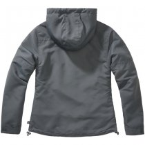 Brandit Ladies Windbreaker Frontzip - Anthracite - 3XL