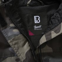 Brandit Ladies Summer Windbreaker Frontzip - Darkcamo - 2XL