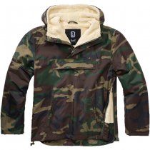 Brandit Windbreaker Sherpa - Woodland - 2XL