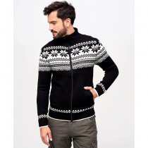 Brandit Cardigan Norweger - Black - M