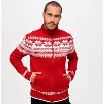 Brandit Cardigan Norweger - Red - 2XL