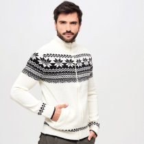 Brandit Cardigan Norweger - White - XL