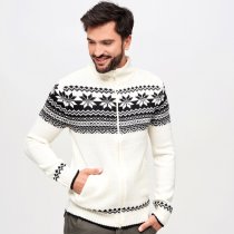 Brandit Cardigan Norweger - White - 5XL