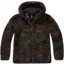 Brandit Ladies Teddyfleecejacket Hood - Woodland