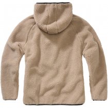 Brandit Ladies Teddyfleecejacket Hood - Camel - 2XL