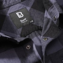 Brandit Checkshirt Sleeveless - Black / Grey - S