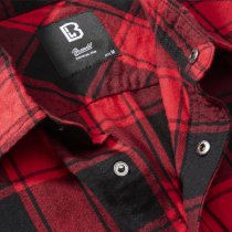 Brandit Checkshirt Sleeveless - Red / Black - S