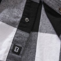 Brandit Checkshirt Sleeveless - White / Black - M