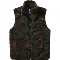 Brandit Teddyfleece Vest Men - Woodland - M