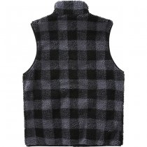 Brandit Teddyfleece Vest Men - Black / Grey - M