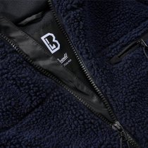 Brandit Teddyfleece Worker Jacket - Navy - XL