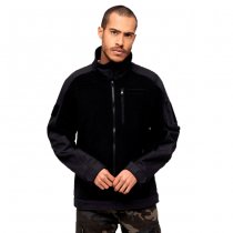 Brandit Fleecejacket Ripstop - Black - S