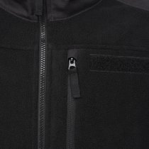 Brandit Fleecejacket Ripstop - Black - S