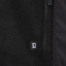 Brandit Fleecejacket Ripstop - Black - XL