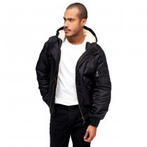 Brandit CWU Jacket hooded - Black - S