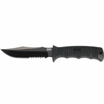 SOG Seal Pup Elite Serrated Black & Kydex Sheath