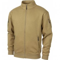 MFH Tactical Sweatjacket - Coyote - 4XL