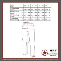 MFH US Combat Pants Reinforced - Blue - M