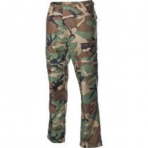 MFH US Combat Pants Reinforced - Woodland - L