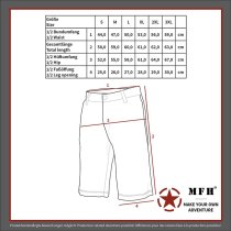 MFHHighDefence STORM Bermuda Shorts Ripstop - Coyote - XL