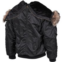 MFH US N2B Polar Jacket Lined - Black - 3XL