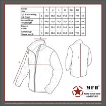 MFHProfessional COMBAT Fleece Jacket - Black - 2XL