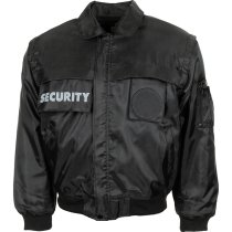 MFH SECURITY Bomber Jacket - Black - S