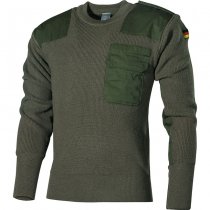 MFH BW Pullover Chest Pocket Wool - Olive - 50