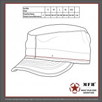 MFH US BDU Field Cap Ripstop - 6-Color Desert - 2XL