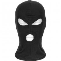 MFH Light Balaclava Three Hole Cotton - Black