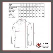 MFHHighDefence US Undershirt Level 2 GEN III - Black - L