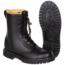 MFH Combat Boots Full-Grain Leather - Black - 46