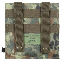 MFH Ammo Pouch Double MOLLE - Flecktarn