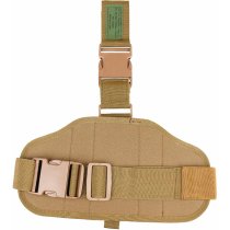 MFH Pistol Leg Holster MOLLE Right Hand - Coyote