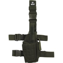 MFH Pistol Leg Holster Adjustable Right Hand - Olive