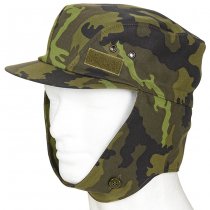 Surplus CZ Field Cap Ear Flaps Like New - M95 CZ Camo - 58-59