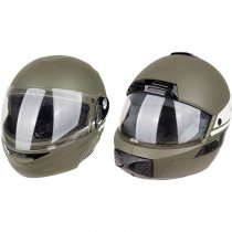 Surplus IT Motorcycle Helmet Used - Olive