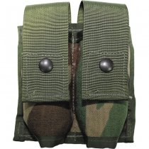 Surplus US Double 40mm Grenade Pouch Used  - Woodland