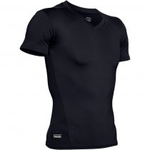 Under Armour Mens Tactical HeatGear Compression V-Neck T-Shirt - Black