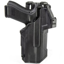 BLACKHAWK T-Series L2D RDS Duty Holster Glock 17/19/22/23/31/32/45/47 TLR-1/2 RH - Black