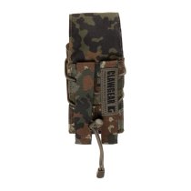 Clawgear 5.56mm Single Mag Stack Flap Pouch Core - Flecktarn