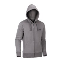 Clawgear CG Logo Zip Hoodie - Wolf Grey - L